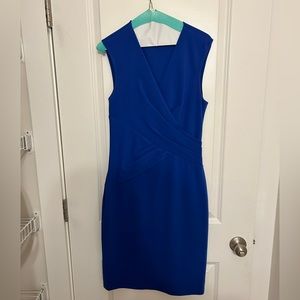 Sleek and comfortable DVF dress in blue